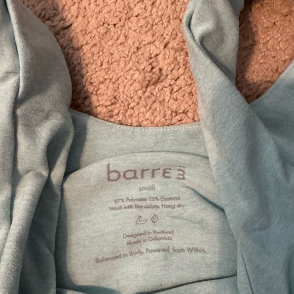 Barre3 Mint Crop Tank Top - Picture 2 of 3